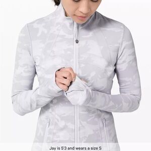 Lululemon Define Women's Gray Camouflage Jacket 6